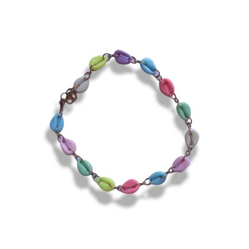 Collar de conchas de caracol