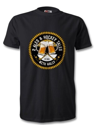 Personalised 2 Ales & Hockey Tales T-Shirt