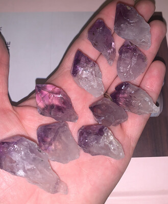 Amethyst Small Tip Point Natural Crystal Stone