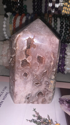 Pink Amethyst Large Point Natural Cruel Stone 494g