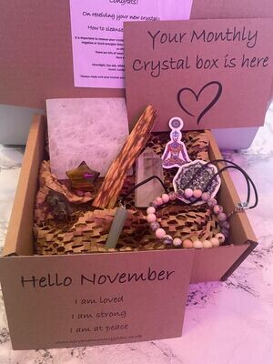 Crystal Monthly Subscription Box