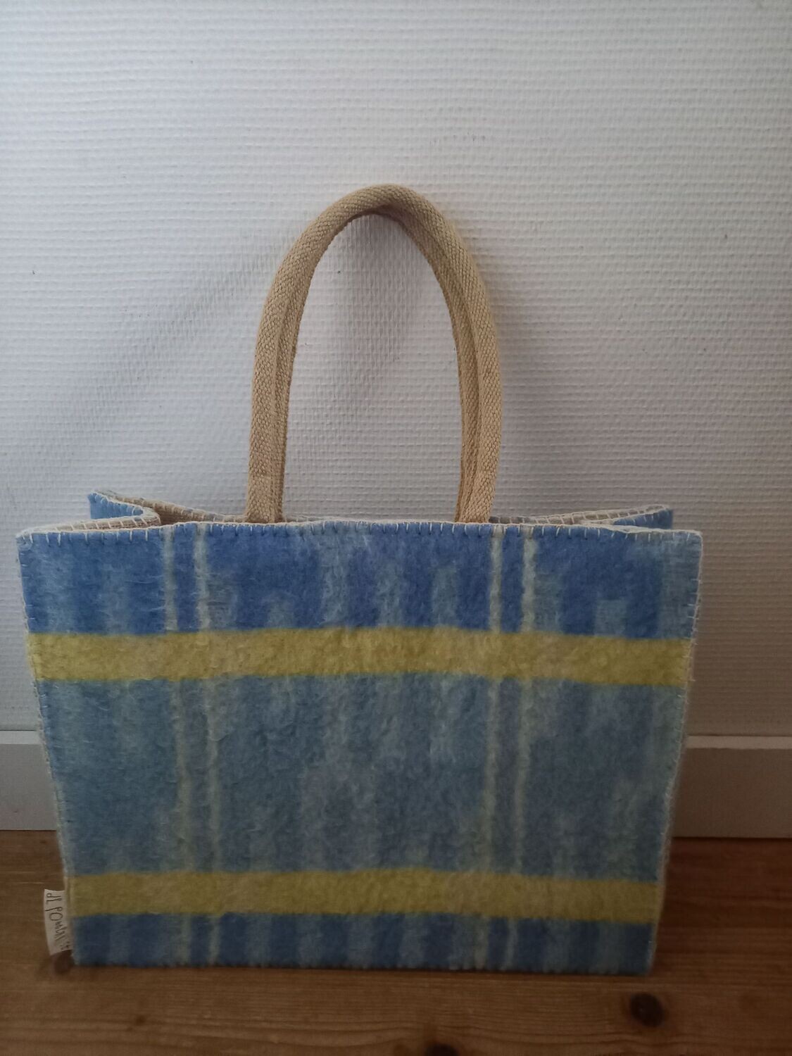 Tas met blauw en geel