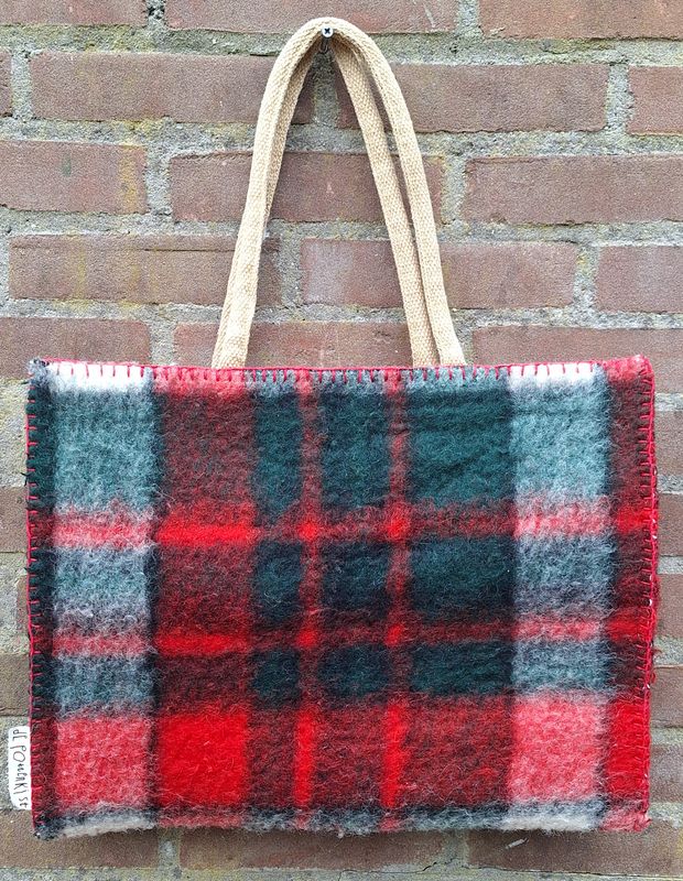 Tas rode/groene ruit