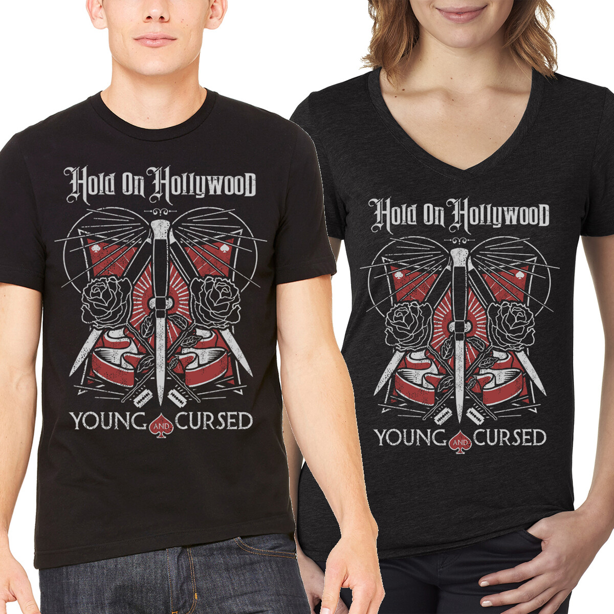 Hold On Hollywood - &quot;Cursed&quot; Tee