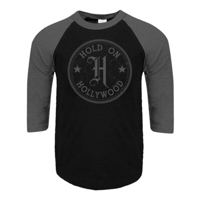 Hold On Hollywood - “All-Star&quot; Black/Gray Raglan