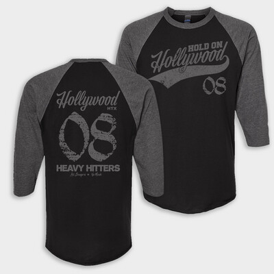 Hold On Hollywood - &quot;Heavy Hitters&quot; Raglan