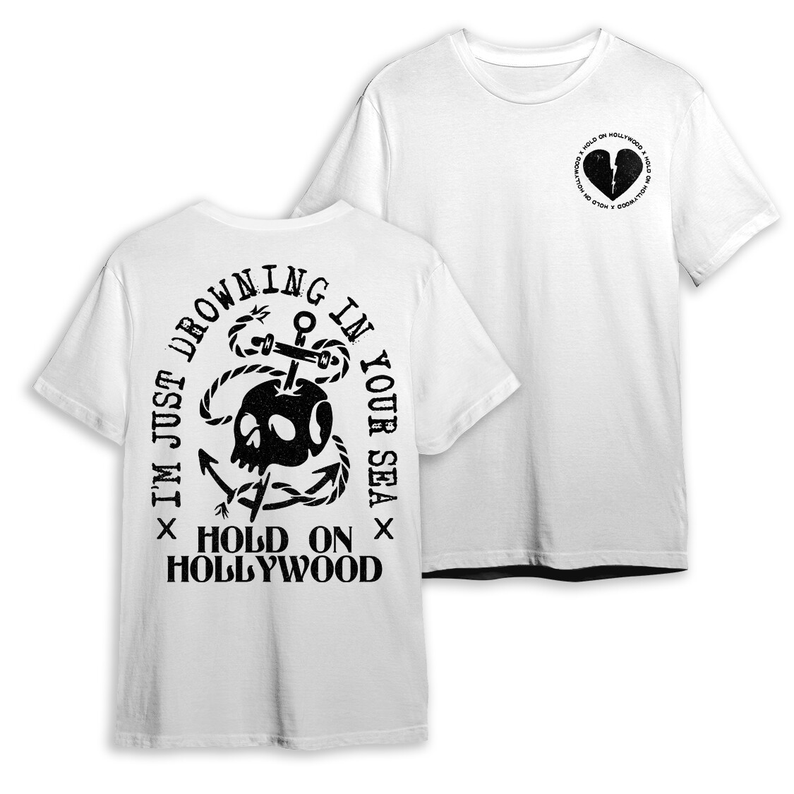 Hold On Hollywood - &quot;Drowning&quot; Tee