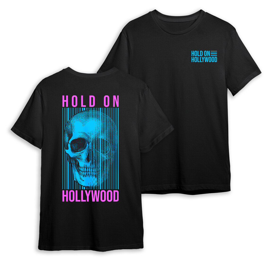 Hold On Hollywood - &quot;Neon Skull&quot; Tee