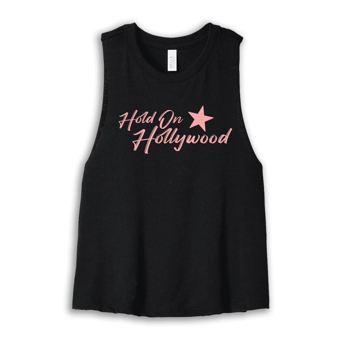 Hold On Hollywood - &quot;Neon Logo&quot; Ladies Crop Top