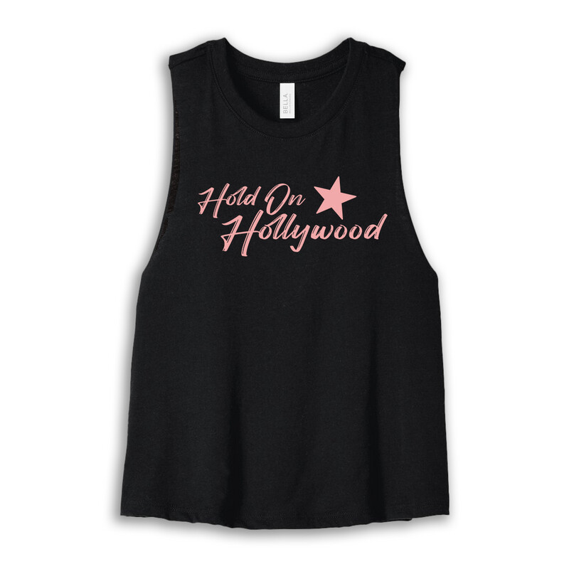 Hold On Hollywood - &quot;Neon Logo&quot; Ladies Crop Top