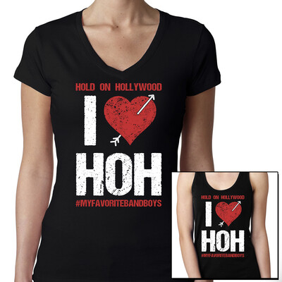 Hold On Hollywood - "I Love HOH" Tee/Tank