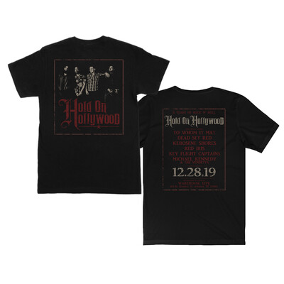 **Limited Edition** Hold On Hollywood - "12/28" Anniversary Tee