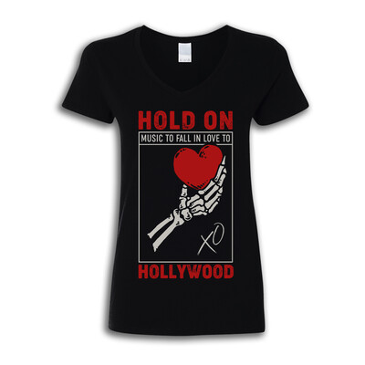 Hold On Hollywood - "Music Love" Ladies Tee