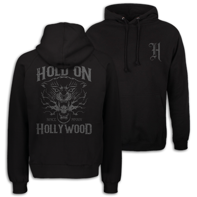 Hold On Hollywood - Panther Pullover Hoodie