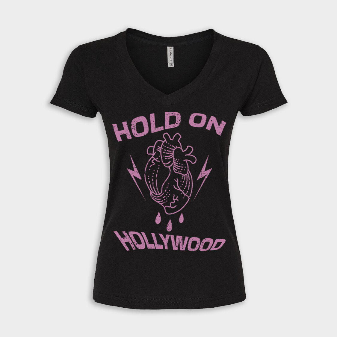 Hold On Hollywood - "Electric Love" Ladies V-Neck