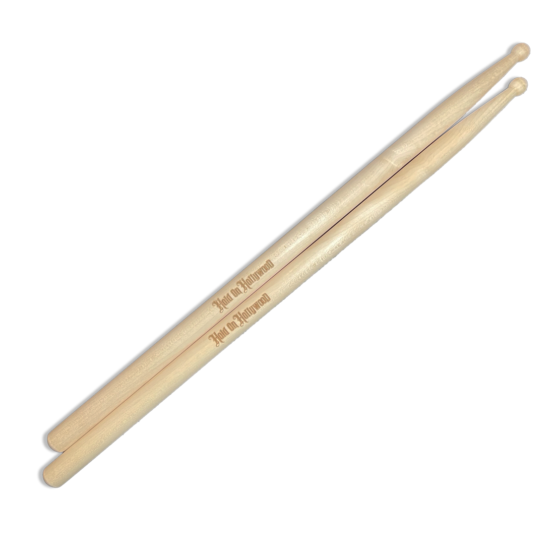 Hold On Hollywood - Engraved Drumsticks