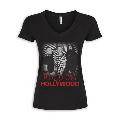 **Limited Edition** Hold On Hollywood - 8th Anniversary VIP Ladies V-Neck