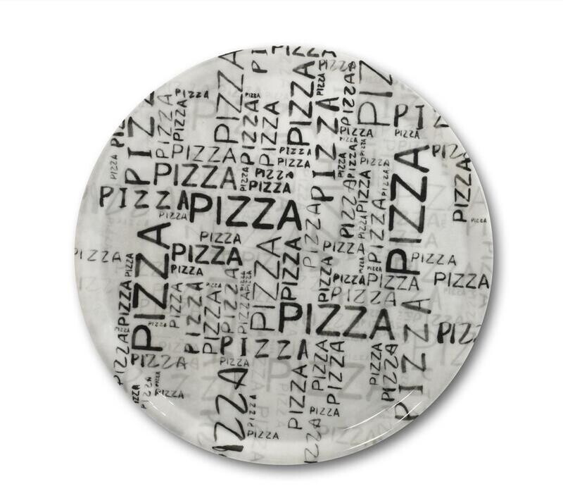 Piatto Pizza 31 cm Napoli White & Black Z69 Saturnia Piatto Pizza 31 cm Napoli White & Black Z69 Saturnia