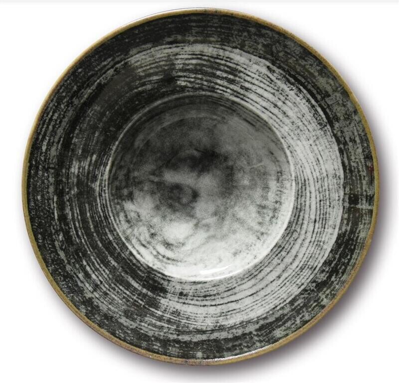Pasta Bowl K 27.5 cm Napoli Black Round Z07 Saturnia