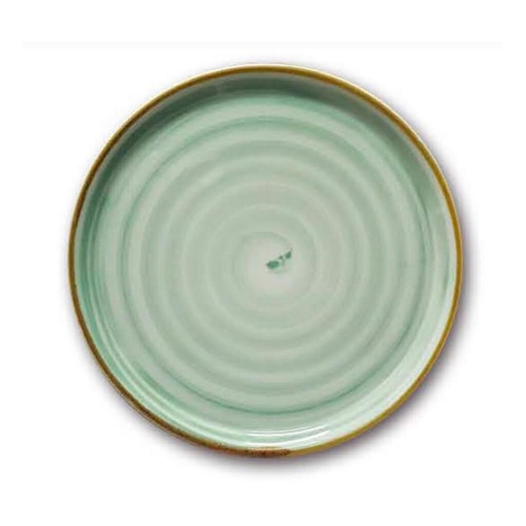 Piatto Pizza 33 cm Spirale Verde Napoli Saturnia Piatto Pizza 33 cm Spirale Verde Napoli Saturnia