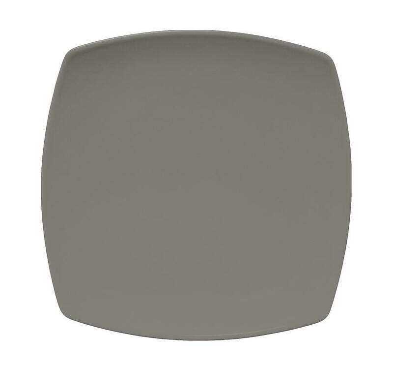 Piatto Piano Quadro 26x26 cm Tokio Grigio Saturnia Piatto Piano Quadro 26x26 cm Tokio Grigio Saturnia