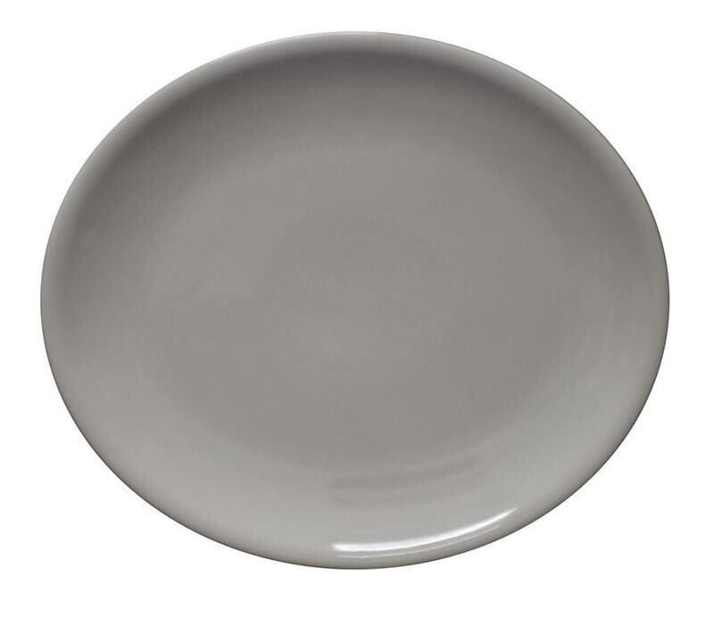 Piatto Ovale 28 cm Siviglia Grigio Saturnia