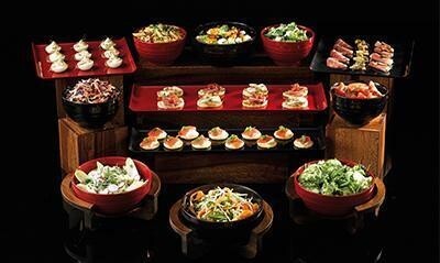 Buffet wood &amp; tiles