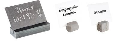 Segnaposti - Tafelhalter / Schilder / Beschirifungsclips