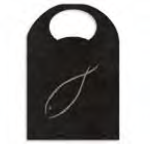 Bavaglio Pescato Nero Bib 40x57 conf 500 pz Bavaglio Pescato Nero Bib 40x57 conf 500 pz