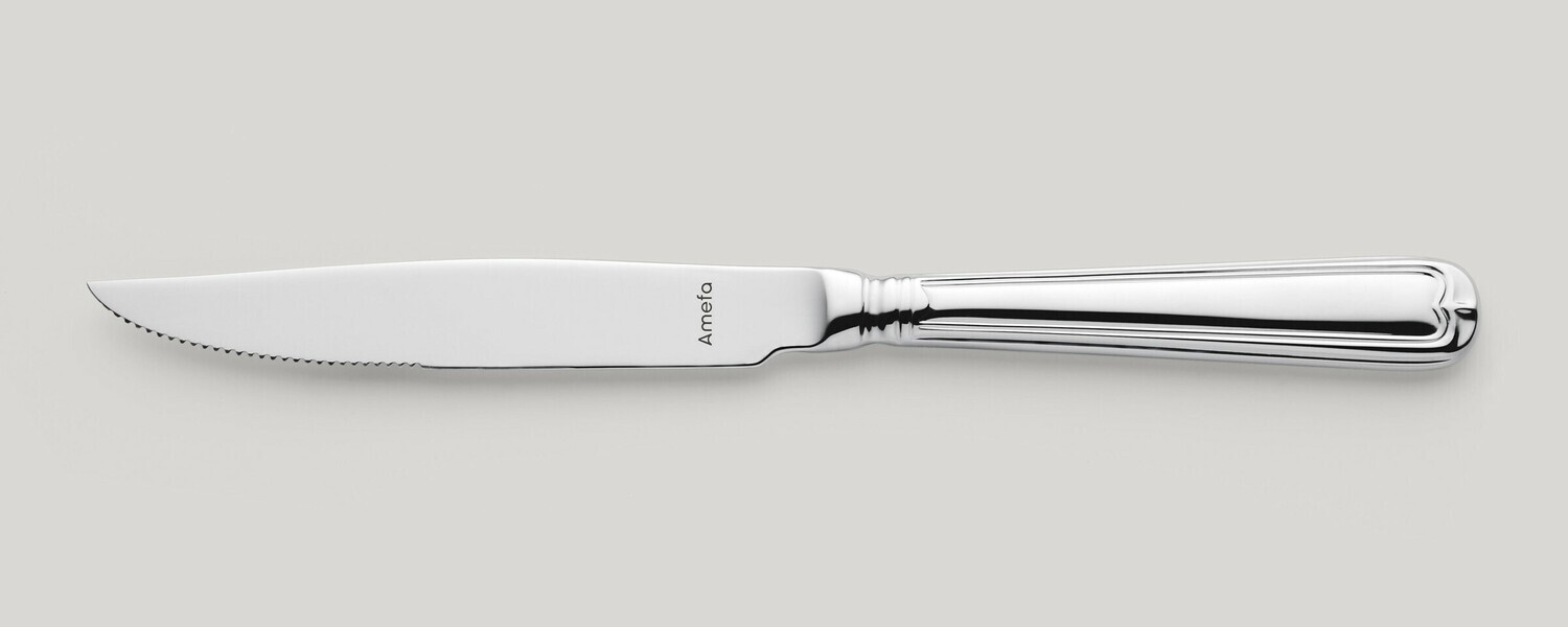 Amefa - COLTELLO DA BISTECCA MANICO PIENO Augsburger Faden Amefa - COLTELLO DA BISTECCA MANICO PIENO Augsburger Faden
