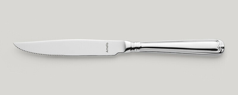 Amefa - COLTELLO DA BISTECCA MANICO PIENO Augsburger Faden