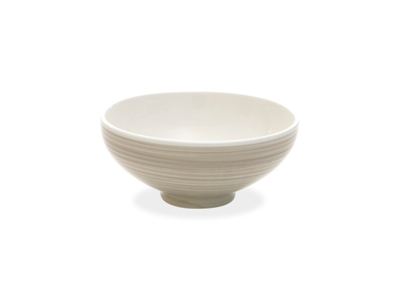 Zafferano - Bowl grande - Decoro pallino - Beige Zafferano - Bowl grande - Decoro pallino - Beige