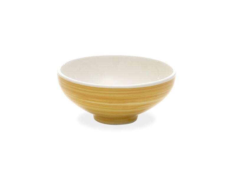 Zafferano - Bowl grande - Decoro pallino - Giallo Zafferano - Bowl grande - Decoro pallino - Giallo