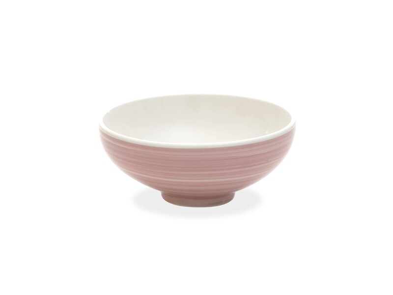 Zafferano - Bowl grande - Decoro pallino - Rosa Zafferano - Bowl grande - Decoro pallino - Rosa