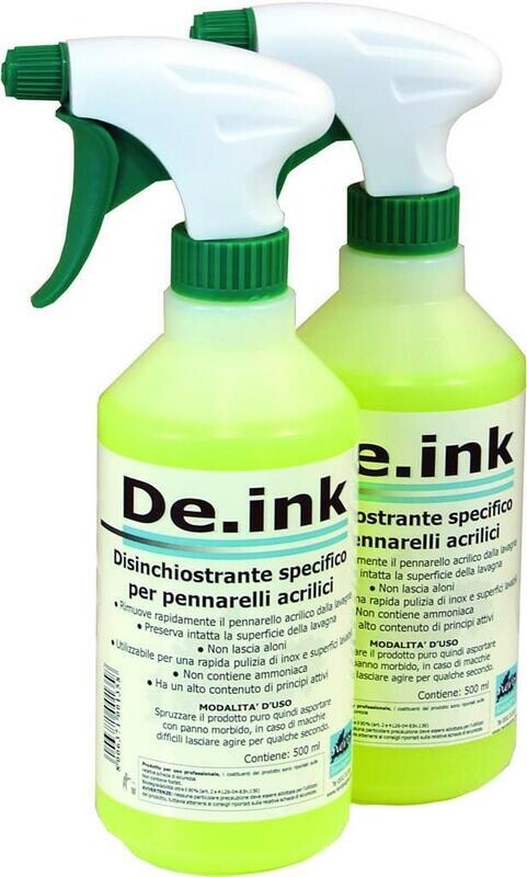Flacone Disinchiostro 50 cl DE-INK - Nero Lavagne Flacone Disinchiostro 50 cl DE-INK - Nero Lavagne