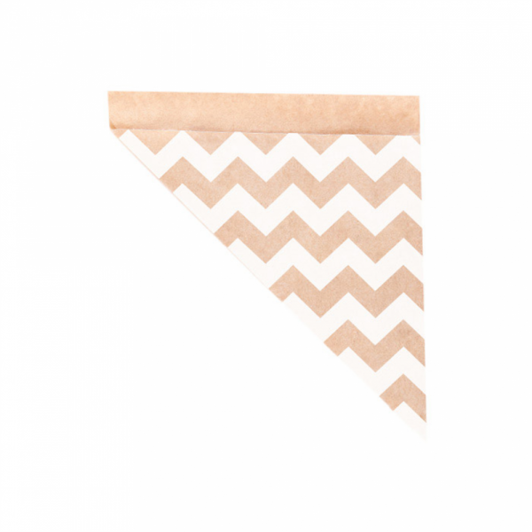 SACCHETTI A CONO 'ZIG-ZAG' 100 G 70 G/M2 24x17 CM MARRÓN (2000 UNITÀ) SACCHETTI A CONO 'ZIG-ZAG' 100 G 70 G/M2 24x17 CM MARRÓN (2000 UNITÀ)