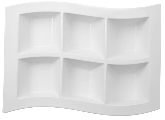 Villeroy & Boch, NewWave - Cabaret 6 scomparti 41 cm Villeroy & Boch, NewWave - Cabaret 6 scomparti 41 cm