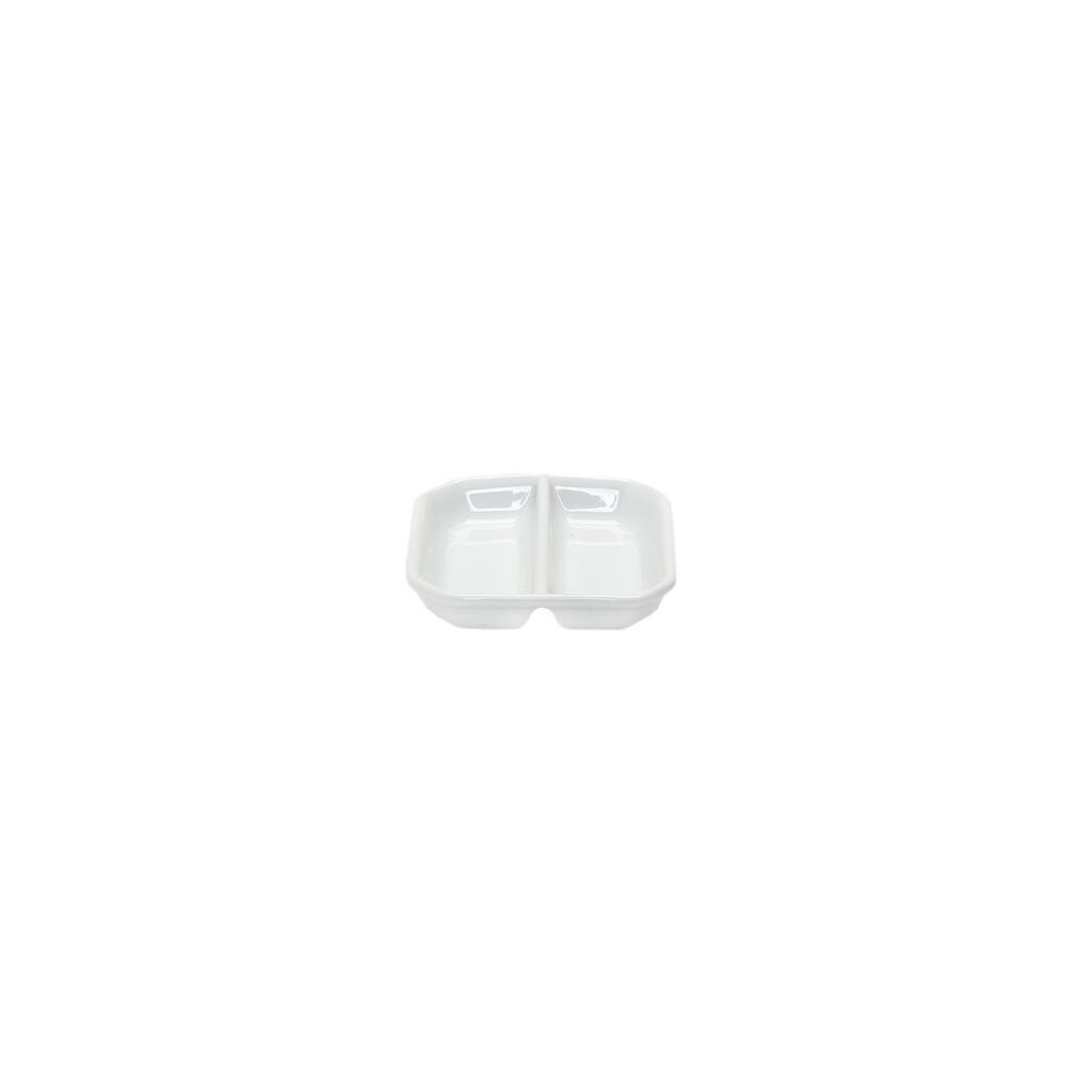 Piattino 2 Scomparti 9x9 cm Forma 40 4008 Royal Porcelain Piattino 2 Scomparti 9x9 cm Forma 40 4008 Royal Porcelain
