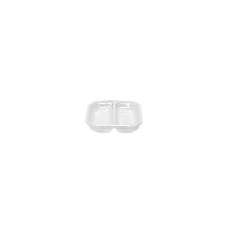 Piattino 2 Scomparti 9x9 cm Forma 40 4008 Royal Porcelain Piattino 2 Scomparti 9x9 cm Forma 40 4008 Royal Porcelain