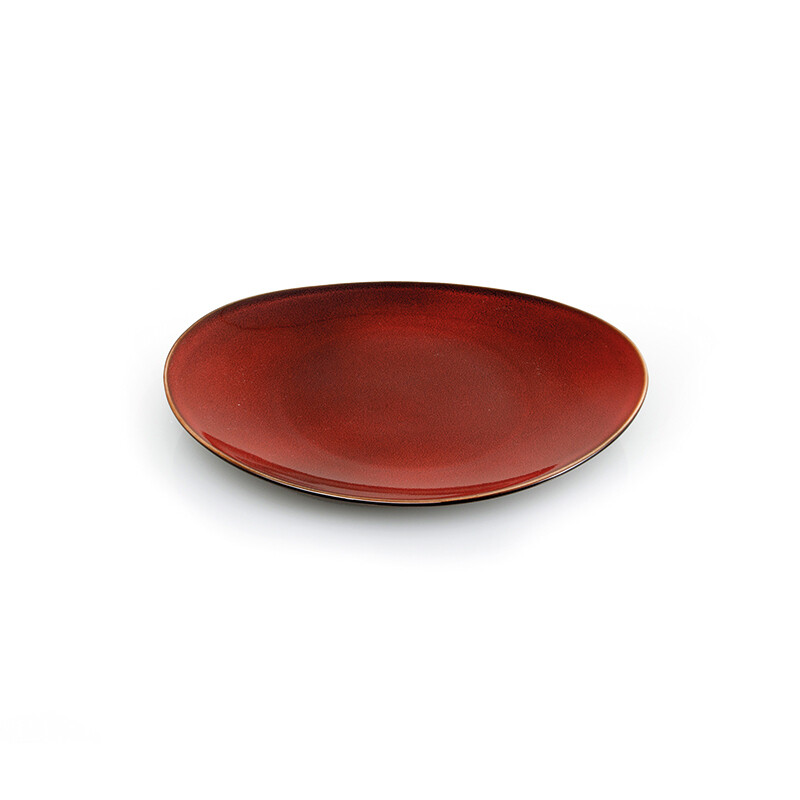 Yegam - Piatto piano 18 cm - Col. TERRAROSSA Yegam - Piatto piano 18 cm - Col. TERRAROSSA