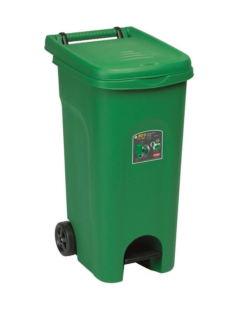 Bidone Raccolta Differenziata 80 lt Verde Urban Eco System 25601 Stefanplast Bidone Raccolta Differenziata 80 lt Verde Urban Eco System 25601 Stefanplast