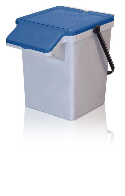 Bidone Raccolta Differenziata 40 lt Grigio/Blu 26 Sss