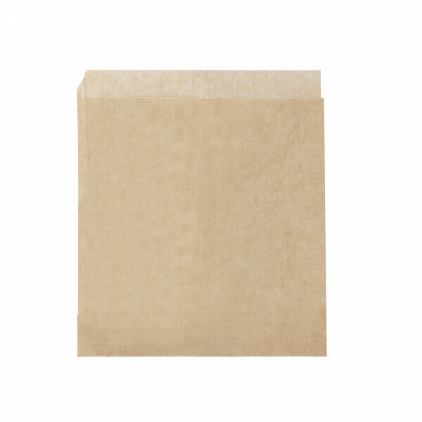 SACCHETTI ANTIGRASSO APERTI SU 2 LATI 34 G/M2 17x18 CM NATURALE (500 UNITÀ)