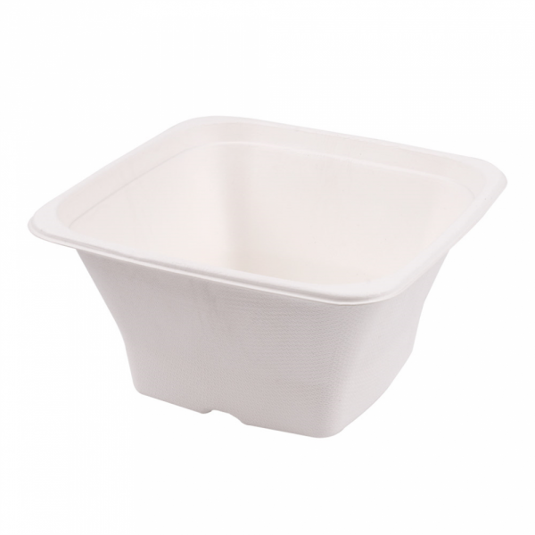 CIOTOLE QUADRATE 'BIONIC' 1,2 L 18x18x9 CM BIANCO (400 UNITÀ) CIOTOLE QUADRATE 'BIONIC' 1,2 L 18x18x9 CM BIANCO (400 UNITÀ)