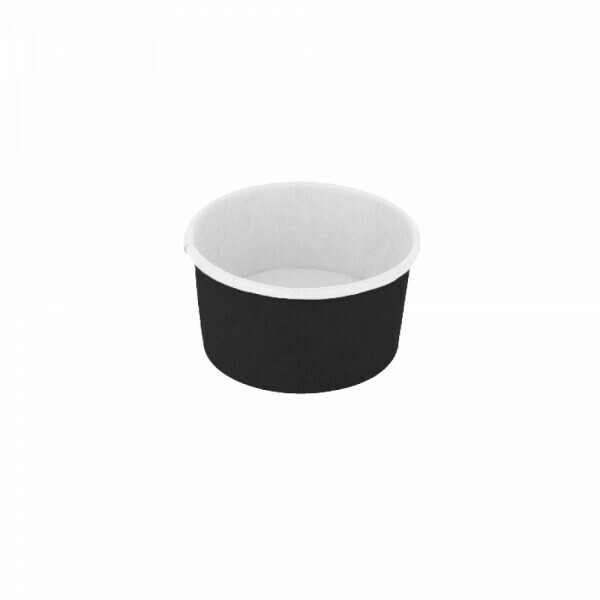 COPPETTA GELATO 300 ML 250 + 18 PE G/M2 Ø10x5,5 CM NERO CARTONE (2000 UNITÀ) COPPETTA GELATO 300 ML 250 + 18 PE G/M2 Ø10x5,5 CM NERO CARTONE (2000 UNITÀ)