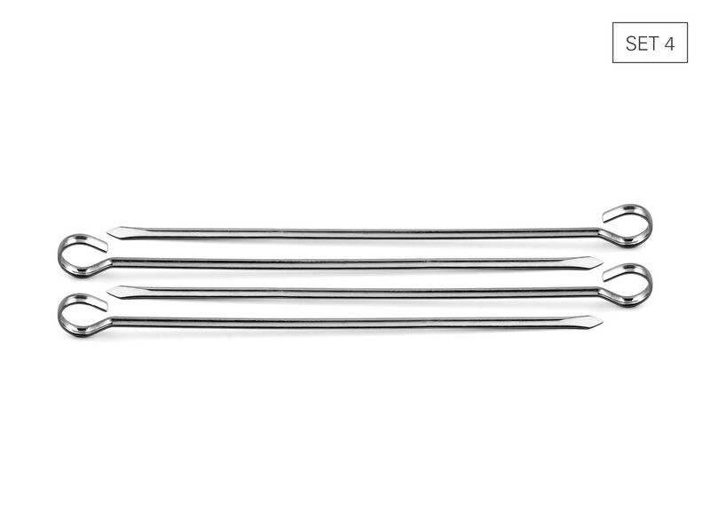 Spiedini Shish kebab 36 cm set da 4 - Weis