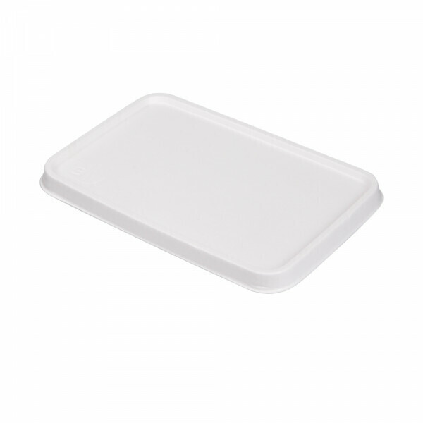 COPERCHI 'BIONIC' 20,3x13,6x1,3 CM BIANCO (500 UNITÀ)