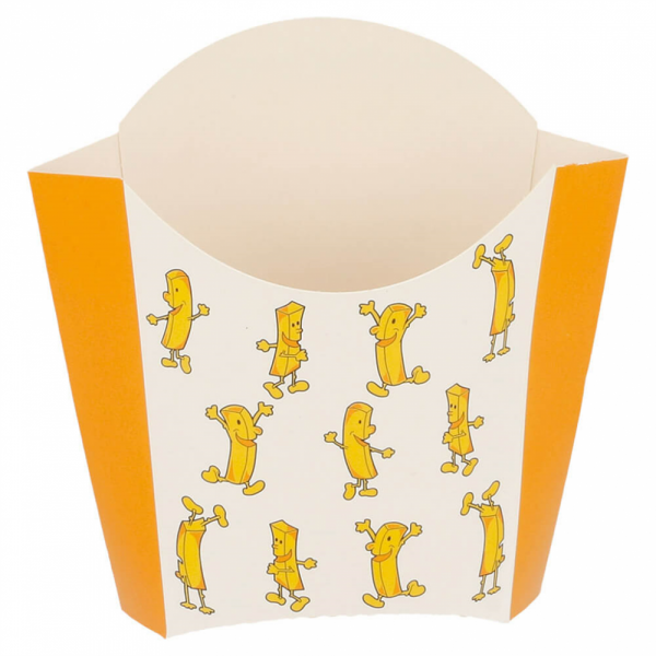 CONTENITORE PER FRITTI 'CHIPS' 135 G 250 G/M2 13x8x13,5 CM BIANCO CARTONE (1200 UNITÀ) CONTENITORE PER FRITTI 'CHIPS' 135 G 250 G/M2 13x8x13,5 CM BIANCO CARTONE (1200 UNITÀ)