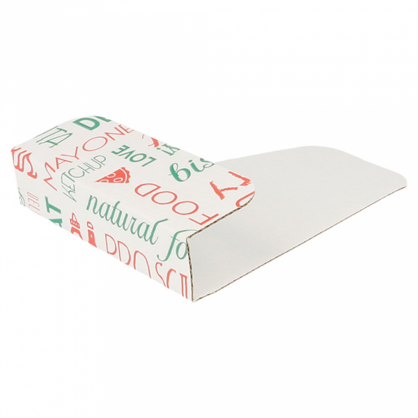 PRENDI-PIZZA 'PAROLE' 12x22,3 CM BIANCO CARTONE (1600 UNITÀ)