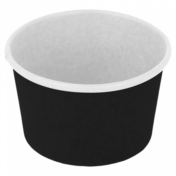 COPPETTA GELATO 120 ML 210 + 18PE G/M2 Ø 7,7x4,7 CM NERO CARTONE (2000 UNITÀ) COPPETTA GELATO 120 ML 210 + 18PE G/M2 Ø 7,7x4,7 CM NERO CARTONE (2000 UNITÀ)